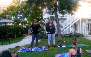 Debbie Sheme & Stephanie Kite— Yoga from the Ximenez Fatio House