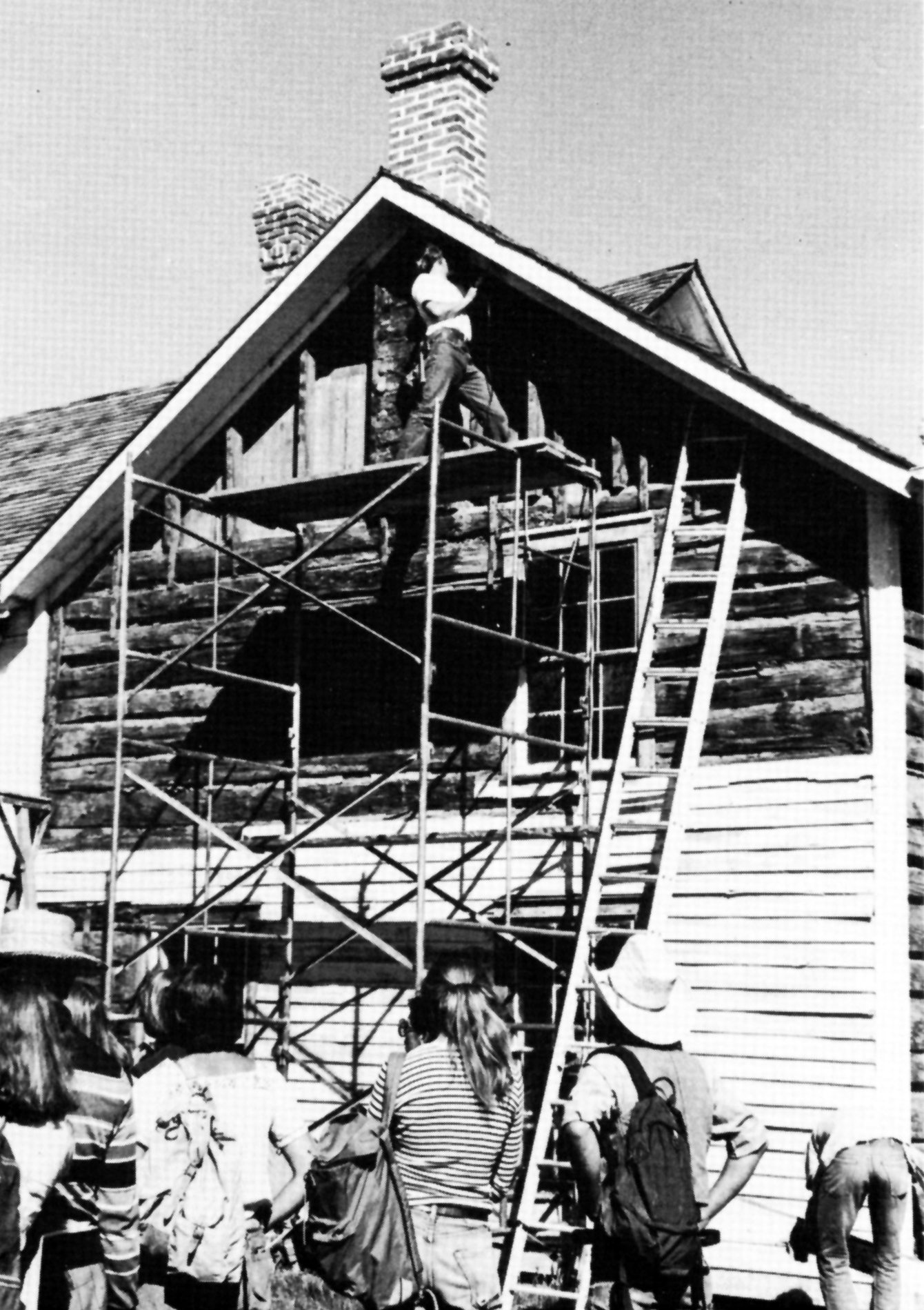 House Restoration in the 1970s (Four Mile Historic Park, Denver, CO)