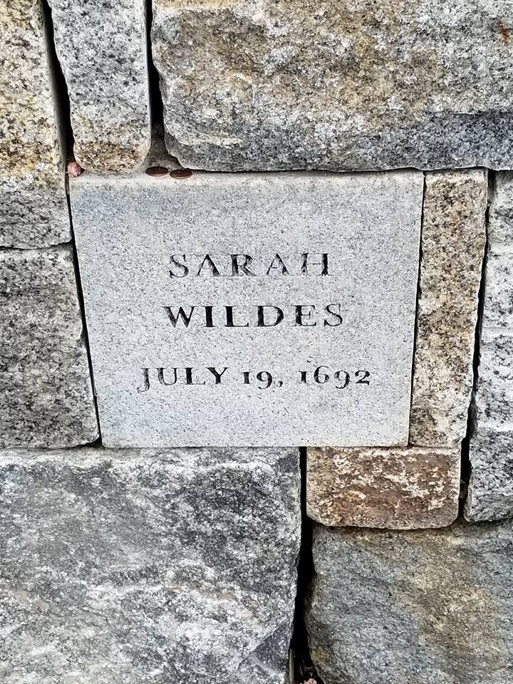 Sarah Averill Wildes memorial marker
