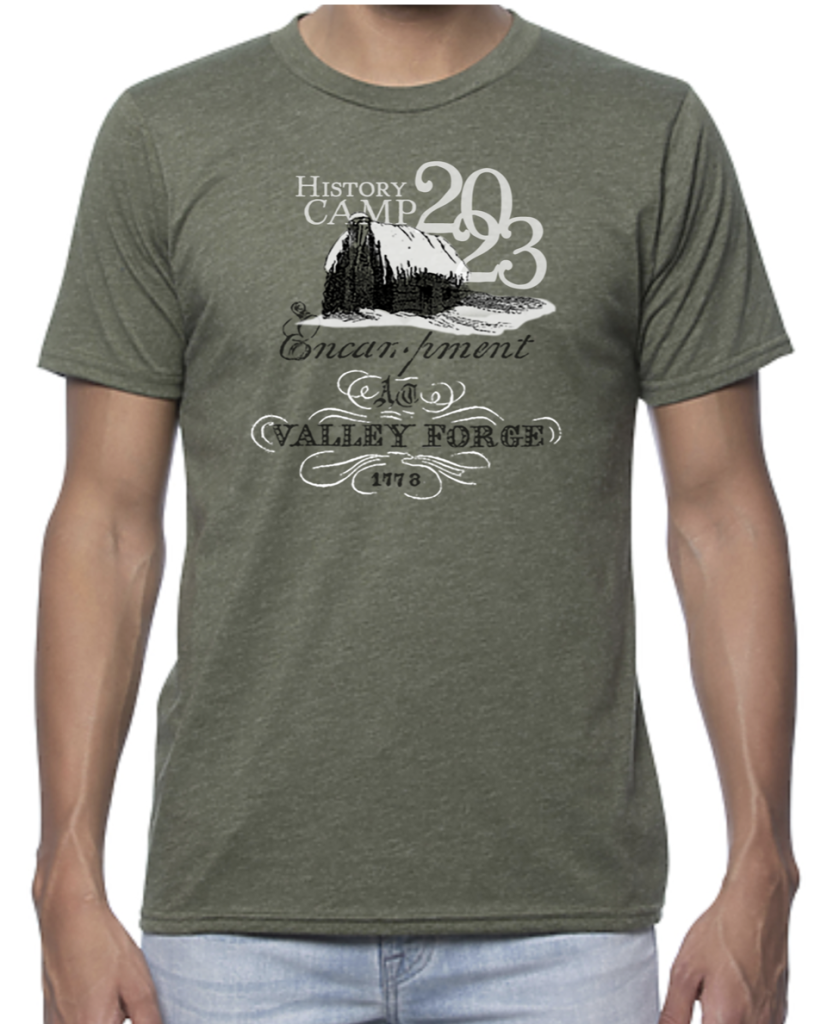 History Camp Valley Forge 2023 t-shirt
